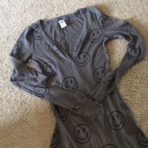VS Pink onesie hardly worn!!! Like new HTF!